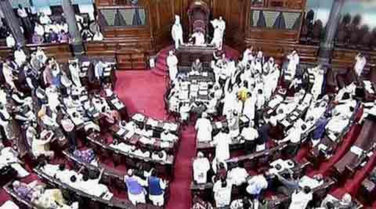 Rajya Sabha disrupted, adjourned